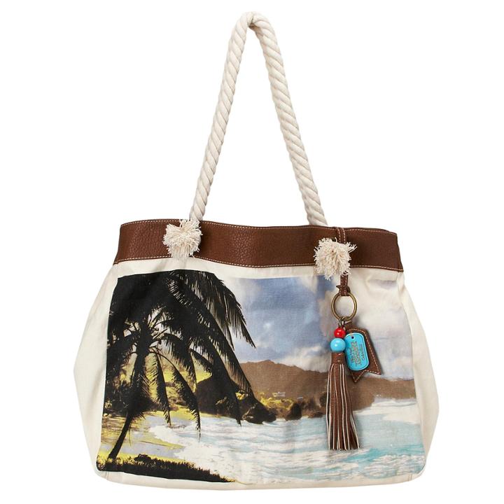 Nine West Vintage Getaway Scenic Tote Handbag