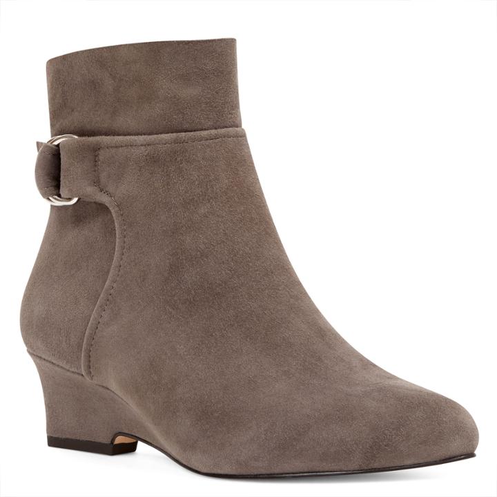 Nine West Nine West Jabali Booties, Dark Grey Suede