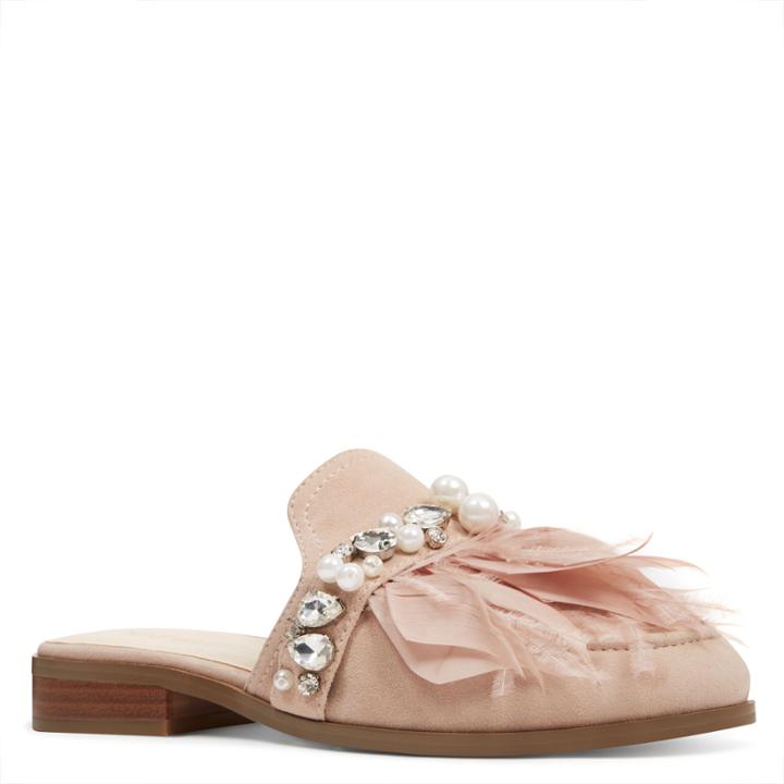 Nine West Nine West Jarae Mules, Natural Suede