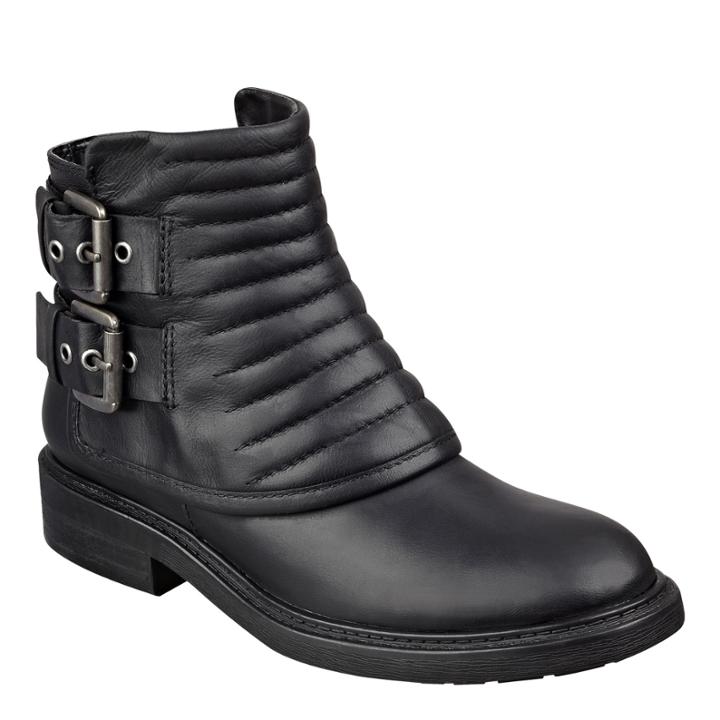 Nine West Gingham Moto Booties