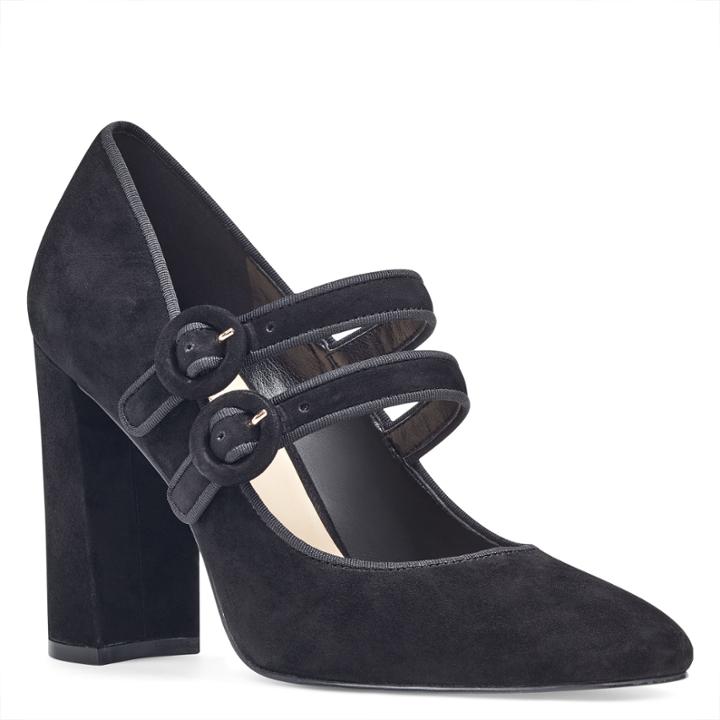 Nine West Nine West Dabney Mary Janes, Black Suede