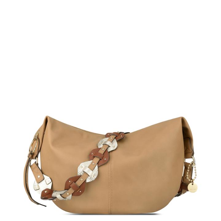 Nine West Nine West Anwen Hobo Bag, Dk Camel/gold Synthetic