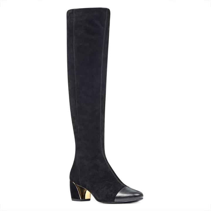 Nine West Nine West Jatoba Tall Boots, Black Suede