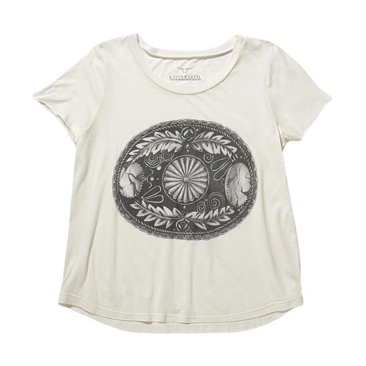 Nine West Concho Buckle Tee Shirt