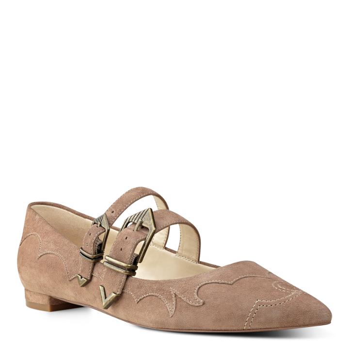 Nine West Alina Pointy Toe Mary Jane Flats