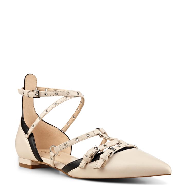 Nine West Aweso Strappy Pointy Toe Flats
