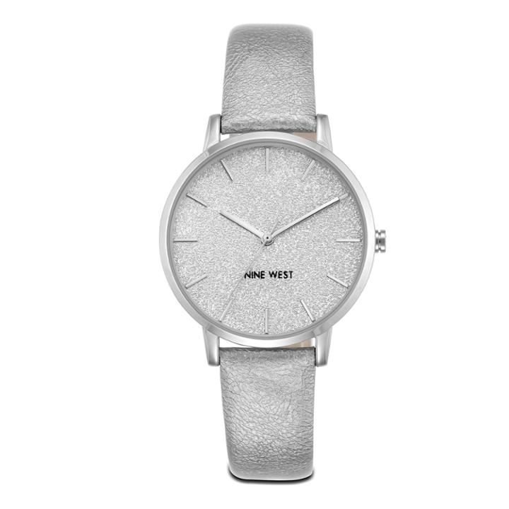 Nine West Lilibeth Silver-tone Round Watch