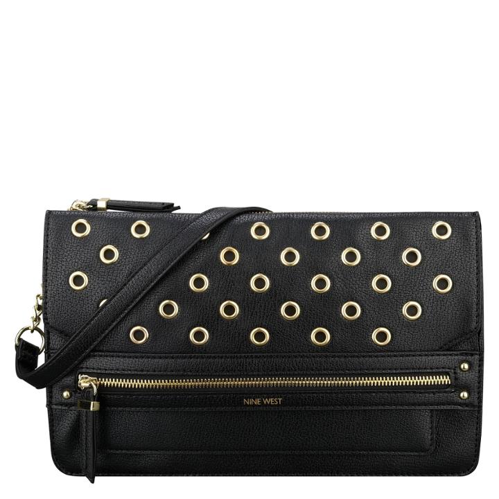Nine West Punch Love Black Clutch