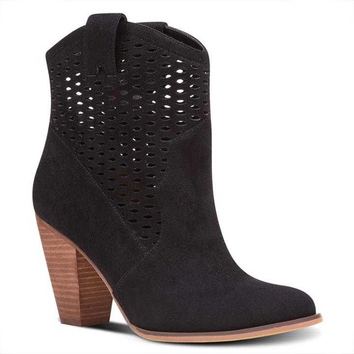 Nine West Nine West Xylie Perforated Booties