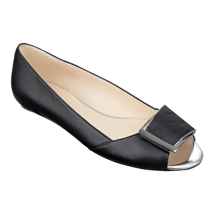 Nine West Baybrynne Peep Toe Flats