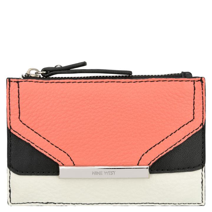 Nine West Geneva Leather Card Case