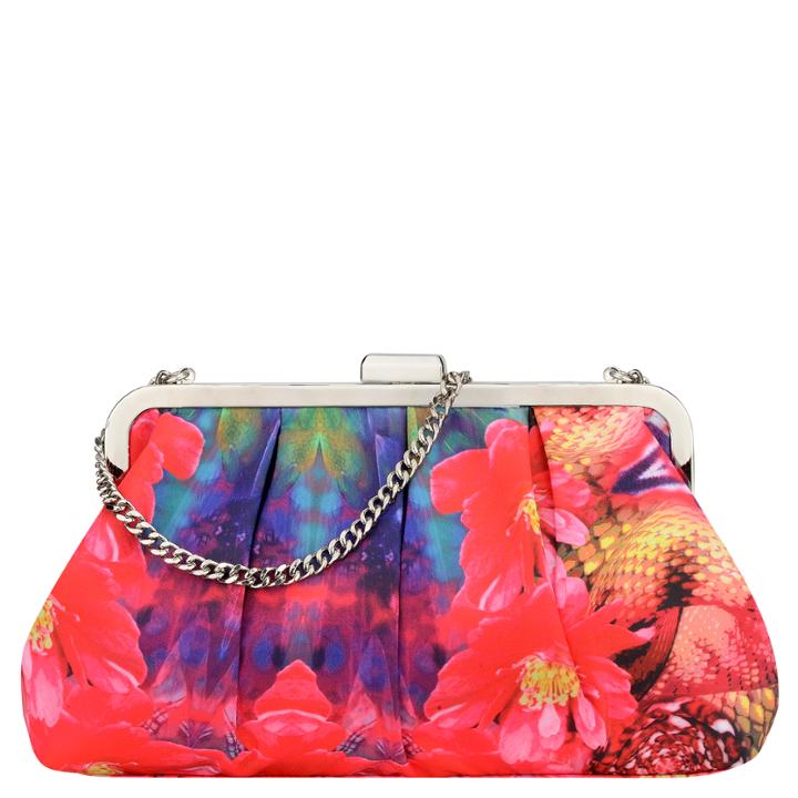 Nine West Red Floral Collection Clutch