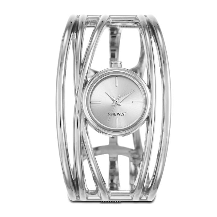 Nine West Silver-tone Bracelet Watch