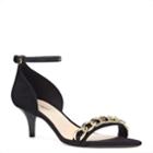 Nine West Lioness Kitten Heel Open Toe Sand