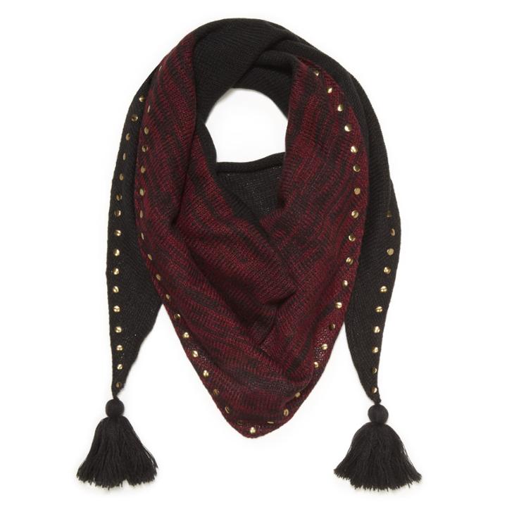 Nine West Nine West Triangular Scarf With Studs