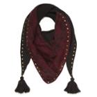 Nine West Nine West Triangular Scarf With Studs