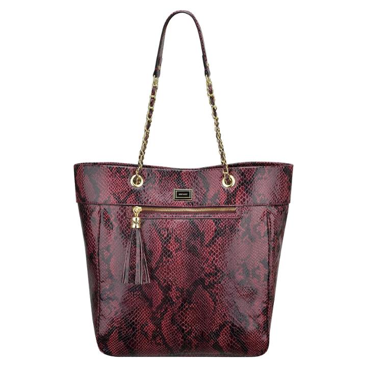 Nine West Caroline Snake Print Tote Bag