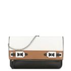 Nine West Nine West Gleam Team Clutch, Black/milk/tobacco Synthetic