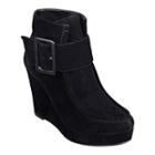 Nine West Backtrack Suede Wedge Booties