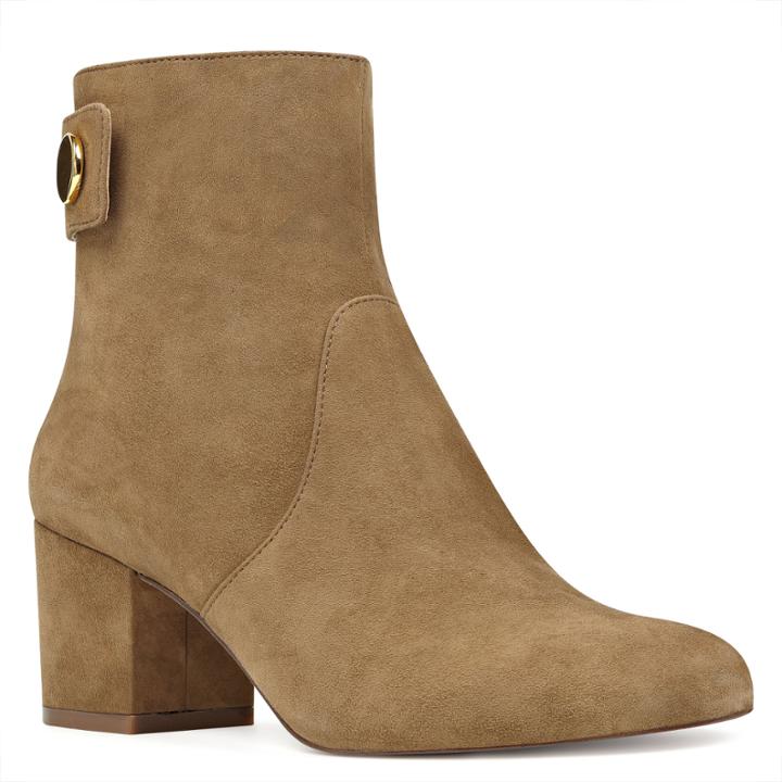 Nine West Nine West Quarryn Round Toe Booties