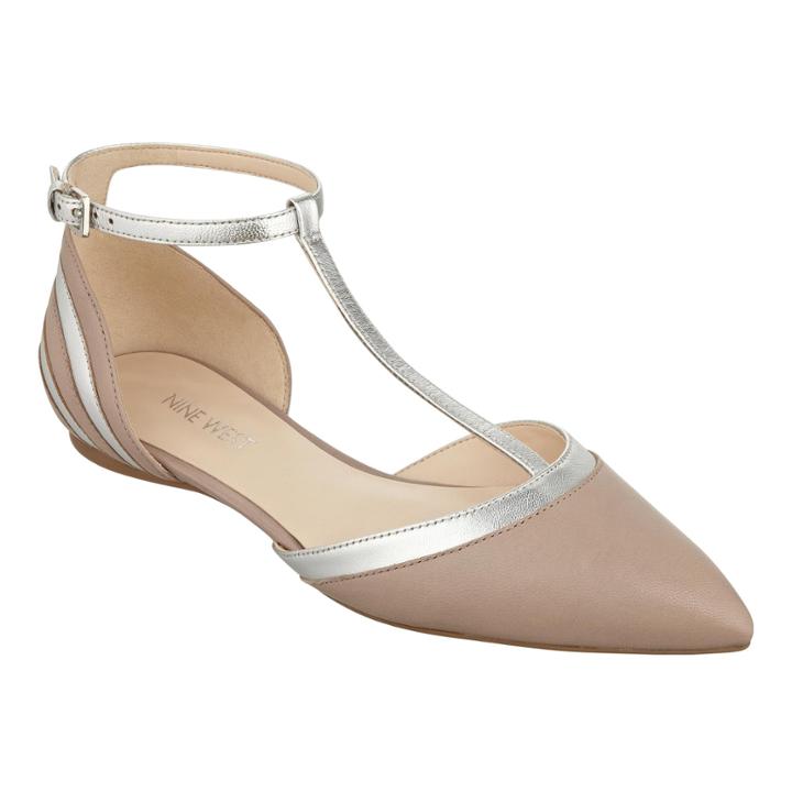 Nine West Aubree T-strap Casual Flats