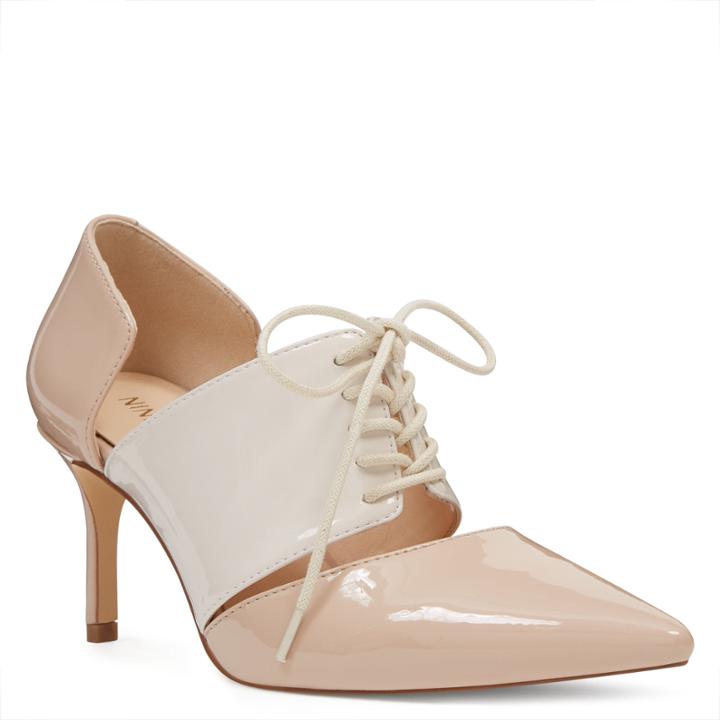 Nine West Nine West Marnie Pointy Toe Pumps, Cashmere Multi Synthetic