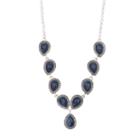 Nine West Faux Lapis Lazuli Necklace
