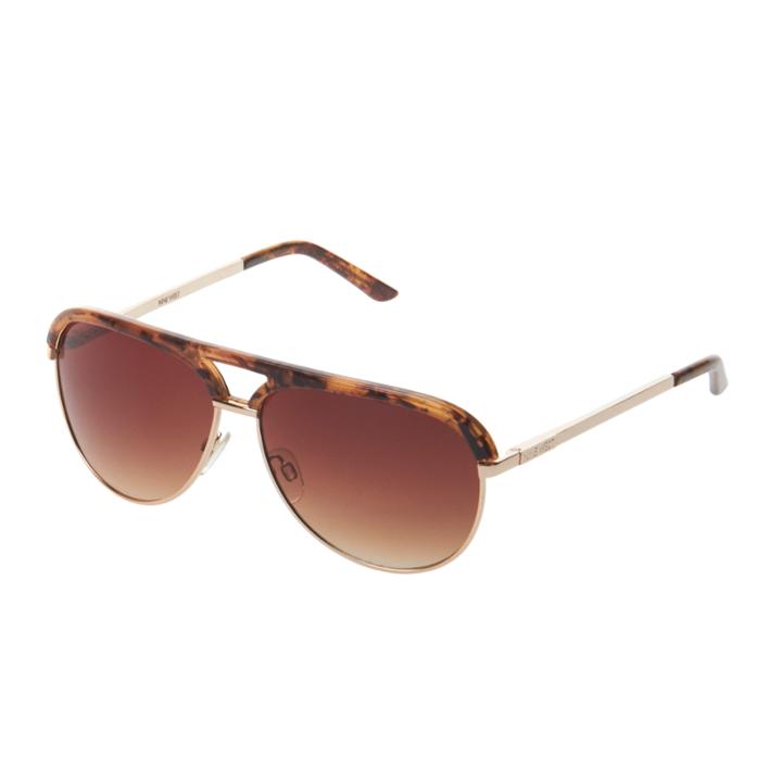 Nine West Metal Aviator Sunglasses