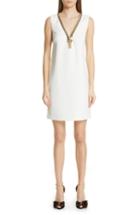 Women's Badgley Mischka Collection Embellished Tassel Minidress - Ivory