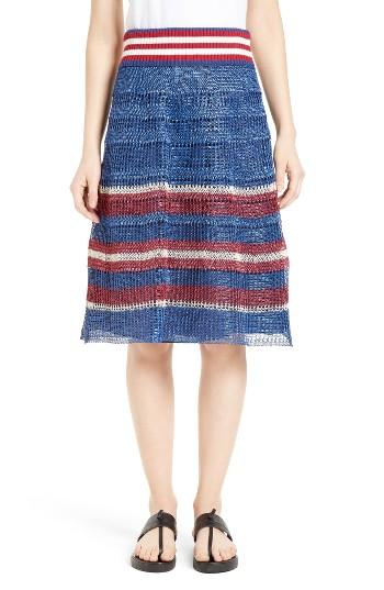 Women's Red Valentino Raffia Knit Skirt