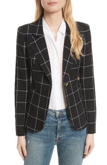Women's Smythe Duchess Windowpane Linen Blazer