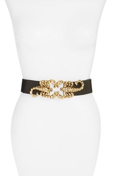 Women's Raina 'king Scorpion' Stretch Belt, Size - Black
