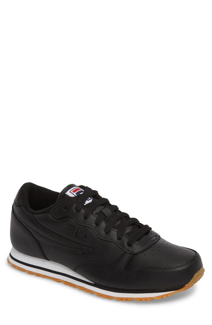 Men's Fila Euro Jogger Sneaker .5 M - Black