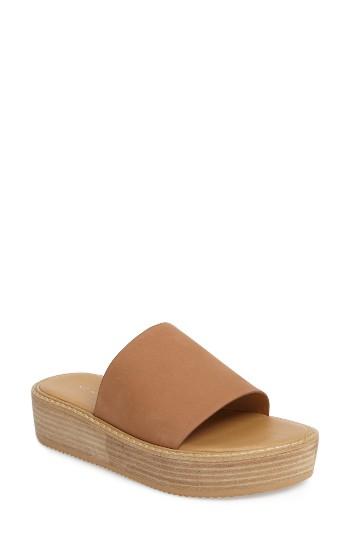 Women's Tony Bianco Elke Platform Slide M - Beige