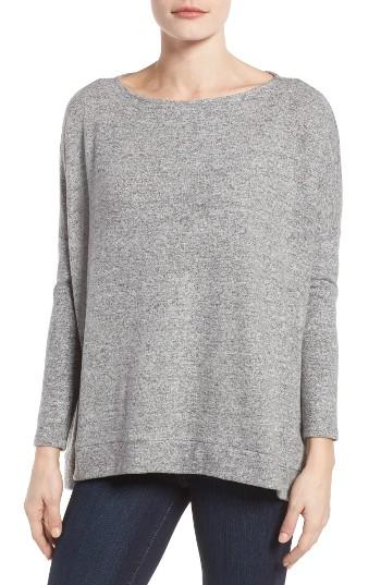 Women's Gibson Boxy Fleece Top - Grey