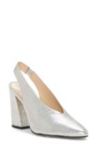 Women's Vince Camuto Tashinta Slingback Pump .5 M - Metallic