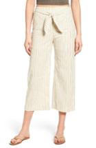 Women's Moon River Stripe Tie Waist Linen Pants