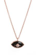 Women's Marlo Laz Mini Eye Pink Sapphire Star Pendant Necklace