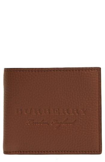 Men's Burberry Billfold Wallet - Brown