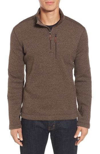 Men's Smartwool Heritage Trail Fleece Pullover - Beige