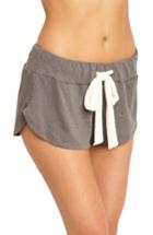 Women's Eberjey Heather Knit Shorts - Grey