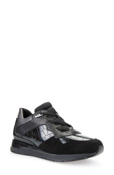 Women's Geox 'shahira' Sneaker Us / 36eu - Black