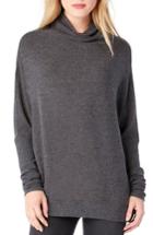 Women's Michael Stars Mock Neck Dolman Shirt - Grey