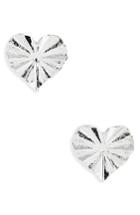 Women's Estella Bartlett Folded Heart Stud Earrings