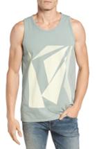 Men's Rvca Floating Triangles Tank - Green