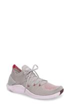 Women's Nike Free Tr Flyknit 3 Training Shoe .5 M - Grey