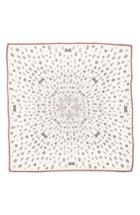 Women's Alexander Mcqueen Jeweled Bugs Print Silk Scarf