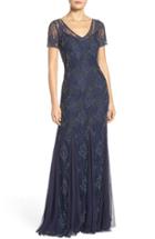 Women's Adrianna Papell Beaded Lace Gown