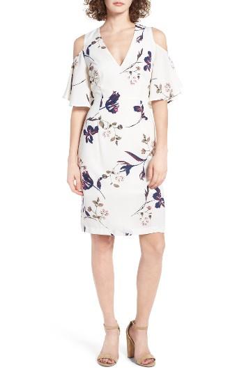Women's Leith Flutter Sleeve Cold Shoulder Dress