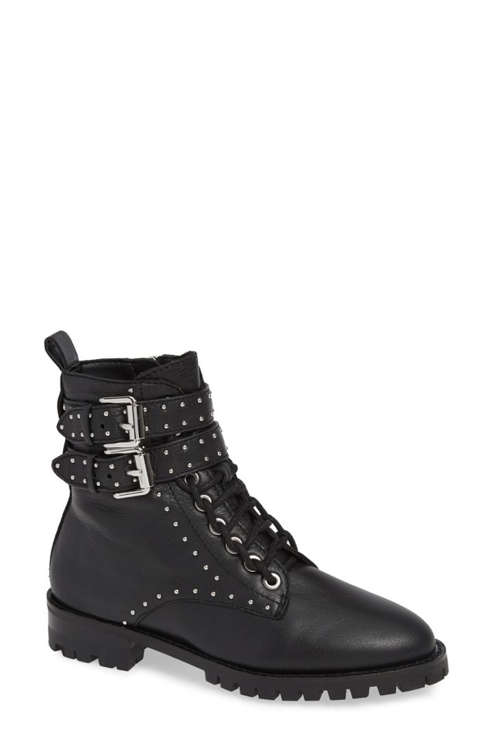 Women's Rebecca Minkoff Jaiden Stud Bootie M - Black